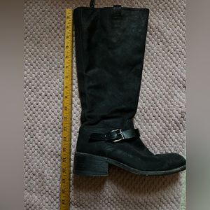 Rag & Bone tall black leather riding boots 8.5